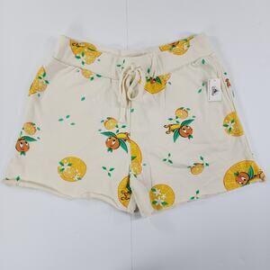 Disney Parks Orange Bird All-Over Print Shorts Cream Size S